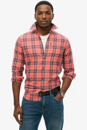 Superdry Herren Vintage Karohemd aus Bio-baumwolle