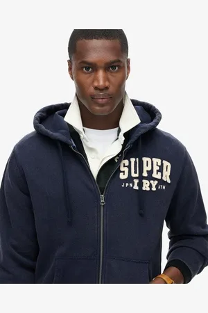 Superdry Herren Vintage Athletic Zip Hoodie