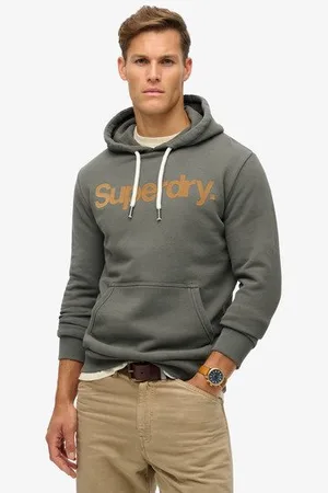 Superdry Herren Klassisches Core Hoodie mit Logo