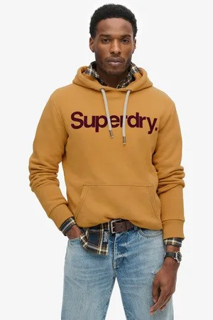 Superdry Herren Klassisches Core Hoodie mit Logo