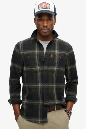 Superdry Herren Karierte Vintage Hemdjacke