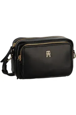 Tommy Hilfiger TH Soft Utility Camera Bag PF24 in Black (2.9 Liter), Umhängetasche