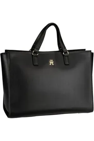 Tommy Hilfiger TH Fresh Satchel PF24 in Black (12.3 Liter), Handtasche