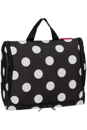 Reisenthel Toiletbag XL in Dots White (4 Liter), Kulturbeutel