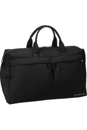 Tommy Hilfiger TH Signature Duffle SP24 in Black (34.5 Liter), Weekender