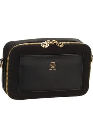 Tommy Hilfiger TH Distinct Camera Bag PF24 in Black (2.2 Liter), Umhängetasche