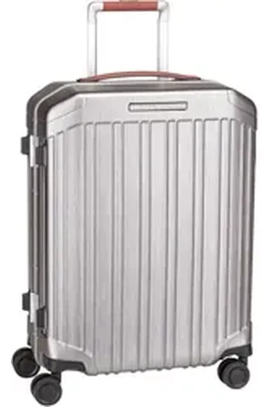 Piquadro PQ-LM Slim Cabin Spinner 4425 in Nero-Cuoio (37 Liter), Koffer & Trolley