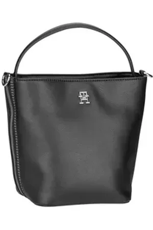 Tommy Hilfiger TH Essential SC Bucket PSP24 in Black (7.1 Liter), Handtasche