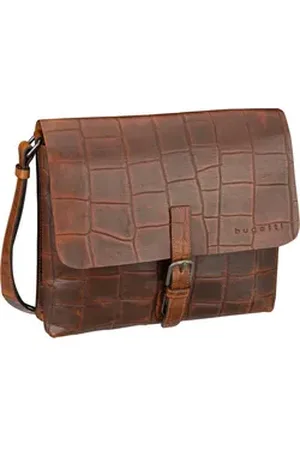 Bugatti Nevio Messenger in Cognac (5.9 Liter), Umhängetasche