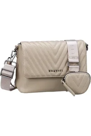 Bugatti Sira Crossover Bag Large II in Beige (6.2 Liter), Umhängetasche