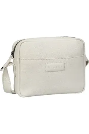 Bugatti Elsa Shoulderbag Small in Weiß (1.5 Liter), Umhängetasche
