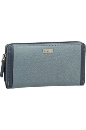 Bugatti Sina Ladies Long Zip Wallet in Denim (0.5 Liter), Geldbörse