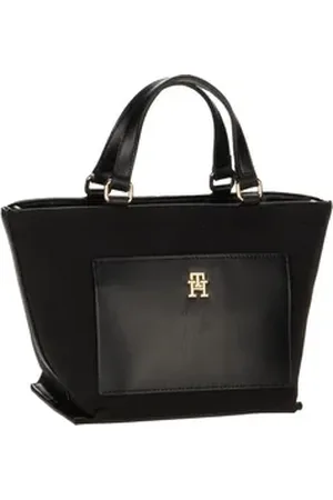 Tommy Hilfiger TH Distinct Mini Tote PF24 in Black (7.3 Liter), Handtasche