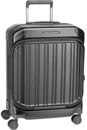 Piquadro PQ Light Cabin Spinner 4426 with Front Pocket in Nero Opaco (40 Liter), Koffer & Trolley
