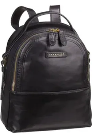 The Bridge Pearldistrict Rucksack 1247 in Nero/Oro (innen: Bordeaux) (9 Liter), Rucksack / Backpack
