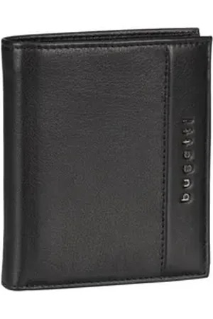Bugatti Nome Vertical Wallet with Flap II in Schwarz (0.3 Liter), Geldbörse