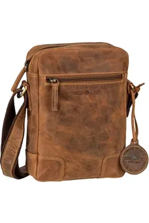 Greenburry Vintage 1832M in Sattelbraun (2.7 Liter), Umhängetasche