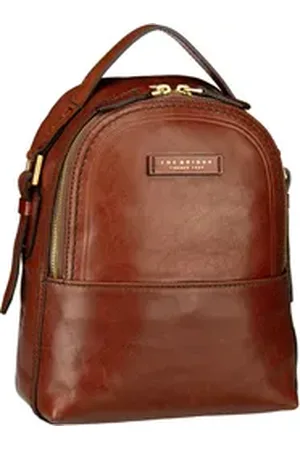 The Bridge Pearl District Backpack 4123 in Marrone/Oro (6.5 Liter), Rucksack / Backpack