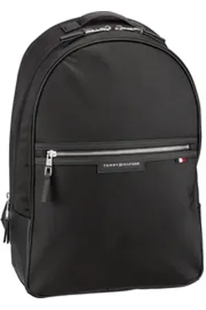 Tommy Hilfiger TH Urban Repreve Backpack PSP24 in Black (22.6 Liter), Rucksack / Backpack