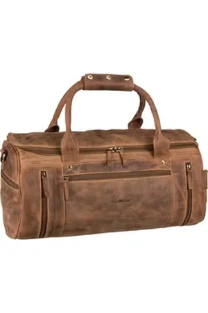 Greenburry Vintage 1657 Reisetasche in Sattelbraun (28.1 Liter), Reisetasche