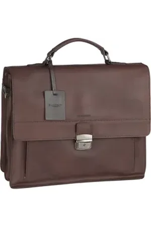 Burkely Vintage Scott Briefcase 6378 in Dark Brown (16.5 Liter), Aktentasche