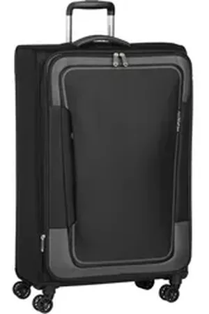 American Tourister Pulsonic Spinner 80 EXP in Asphalt Black (113 Liter), Koffer & Trolley