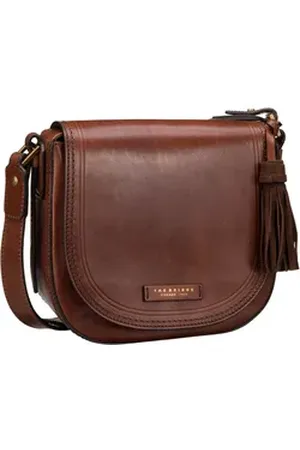 The Bridge Pearldistrict Satteltasche 1227 in Marrone (innen: Rot) (4.4 Liter), Umhängetasche