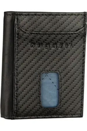 Bugatti Secure Slim Mini Wallet Special 1480C in Schwarz (0.2 Liter), Geldbörse