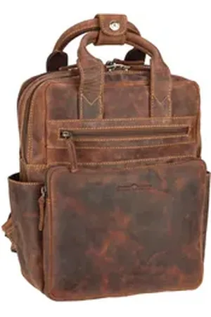 Greenburry Vintage 1567A Backpack in Sattelbraun (11.7 Liter), Rucksack / Backpack