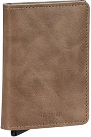 Secrid Slimwallet Vintage in Taupe (0.1 Liter), Geldbörse