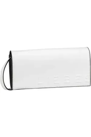 liebeskind Paper Bag Logo Crossbody XS in Off White (0.8 Liter), Umhängetasche