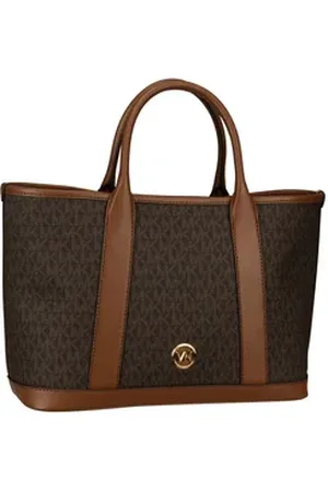 Michael Kors Luisa MD MK SIG in Brown/Luggage (12.6 Liter), Handtasche
