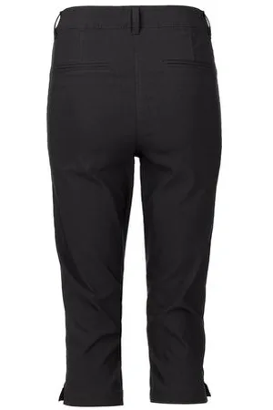 Tchibo Bengalin-Hose in 3/4-Länge - Damen - Gr. 44 - schwarz