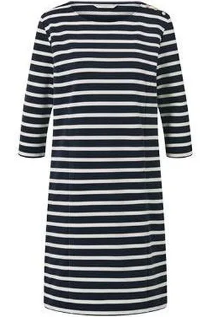 Tchibo Gestreiftes Sweatkleid - Dunkelblau/Gestreift - Gr.: S