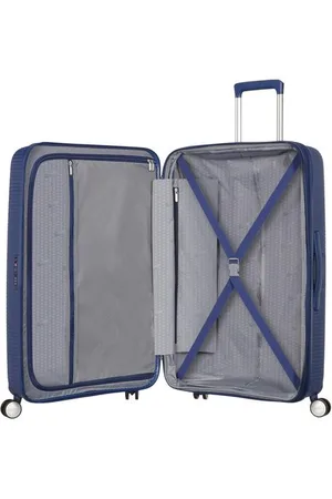 American Tourister Hartschalen-Koffer »Soundbox« Spinner 77/28 TSA EXP - dunkelblau