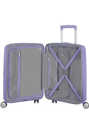 American Tourister Hartschalen-Koffer »Soundbox« Spinner 55/20 TSA EXP - lila