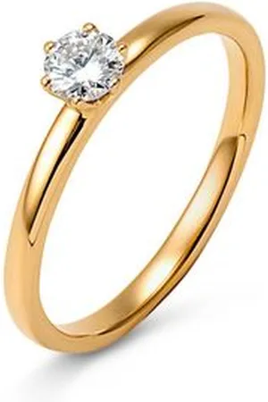 Tchibo 585 -Ring mit Brillant - Gr. 17