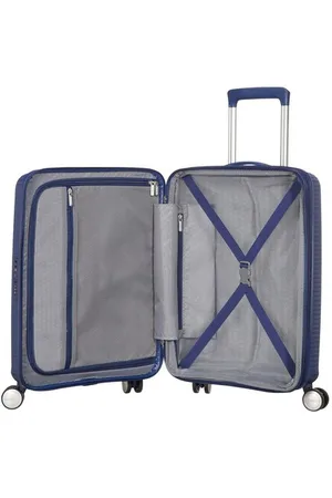 American Tourister Hartschalen-Koffer »Soundbox« Spinner 55/20 TSA EXP - dunkelblau