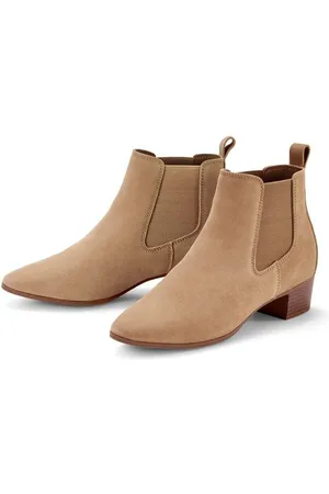 Tchibo Stiefelette aus Veloursleder - Damen - Gr. 38