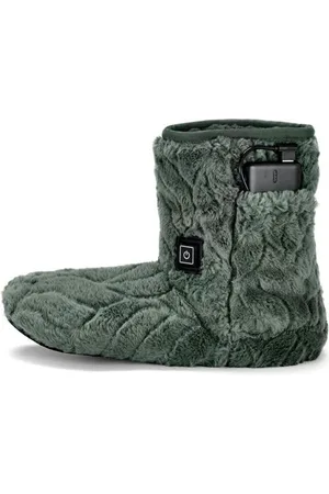 Tchibo Beheizbare Schuhe - Gr. S - dunkelgrün