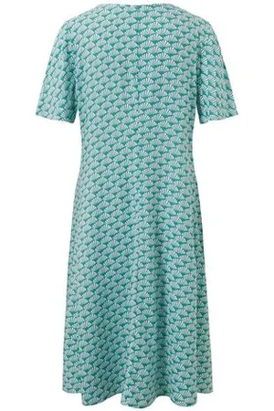 Tchibo Kleid mit Print - Damen - Gr. 36 - weiß/print