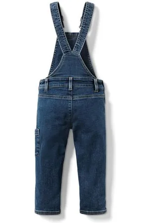 Tchibo Kleinkind-Denim-Latzhose - Herren - Gr. 98/104 - dunkelblau