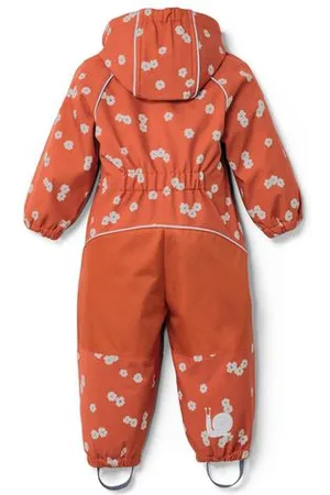 Tchibo Kleinkind-Softshell-Einteiler - Baby - Gr. 74/80 - weiß/geblümt