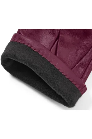 Tchibo Lederhandschuhe - Damen - Gr. 7,5 - rot