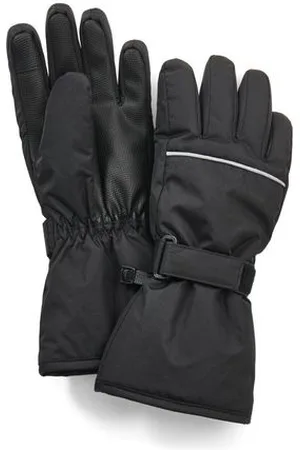 Tchibo Kinder-Ski-und-Winterhandschuhe - Mädchen - Gr. 110/116 - schwarz