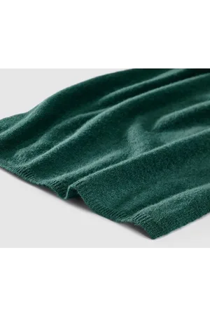 Tchibo Cashmere-Strickschal - dunkelgrün
