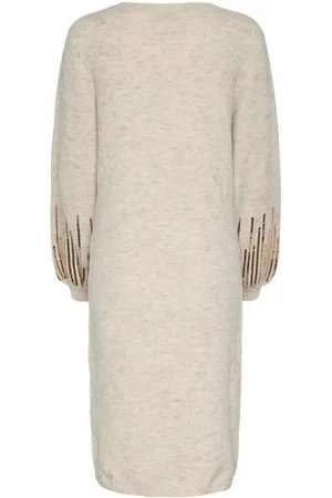 Tchibo Strickkleid mit Pailletten - Damen - Gr. M