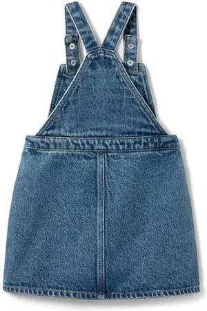 Tchibo Kleinkind-Latzkleid - Mädchen - Gr. 86/92 - dunkelblau