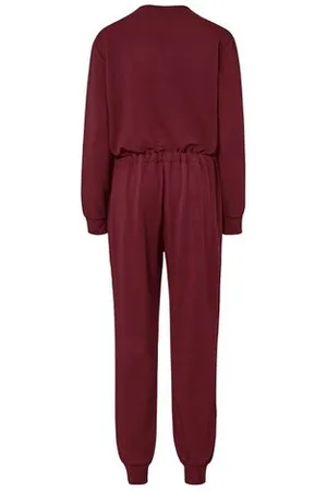 Tchibo Loungeoverall - Damen - Gr. M - bordeaux