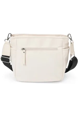 Tchibo Canvas-Umhängetasche - creme